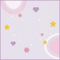 cute and beautiful background for greetings, cards, posts, posters vector
