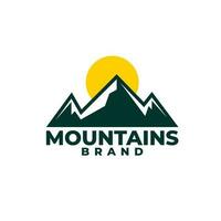 MOUNTAINS BRAND LOGO vector