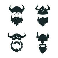 Viking Logo Icons Vector Pro