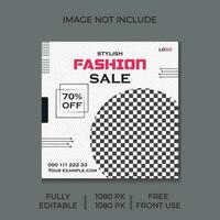 Fashion Sale Stylish Collection Sale Banner Template Design vector