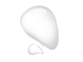 realistic water drop free form shape isolated on transparency background png
