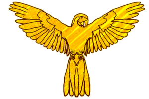 icon parrot fly png