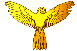 icon parrot fly png