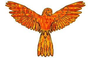 icon parrot fly png