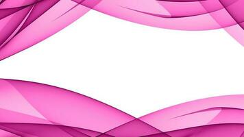 pink bright wave frame abstract background photo