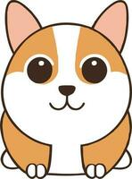 Funny cat and adorable kitten character vector design with flat color in white background suitable for sticker, cartoon and print design.