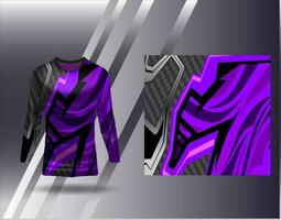 Sports jersey and tshirt template sports design for football racing gaming jersey vector