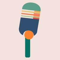 Retro microphone pop art vector icon