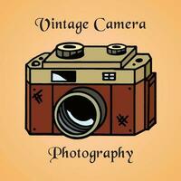 Retro Camera Vector Art, Illustration and Graphic