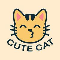 linda gato icono vector arte, ilustración y gráfico