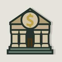 Bank Vector Art, Illustration, Icon and Graphic