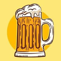 cerveza vector arte, ilustración, icono y gráfico