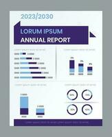 Business flyer Annual Report vector