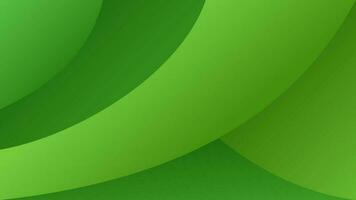 Green dynamic and geometric shapes background composition vector