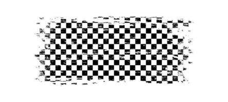 Race finish checkered flag grunge background vector