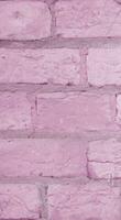 Pink brick wall. Brick texture in a delicate shade. photo