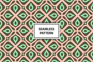Seamless ornamental pattern. Vintage decorative elements. Template for design vector