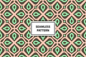 Seamless ornamental pattern. Vintage decorative elements. Template for design vector