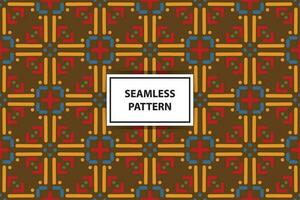 Seamless ornamental pattern. Vintage decorative elements. Template for design vector