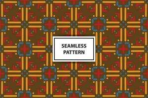 Seamless ornamental pattern. Vintage decorative elements. Template for design vector