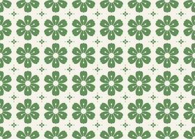 geometric and green flower shape ethnic fabric seamless pattern for cloth carpet wallpaper background wrapping etc. vector