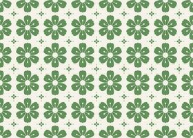 geometric and green flower shape ethnic fabric seamless pattern for cloth carpet wallpaper background wrapping etc. vector