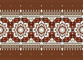 geometric and mandala ethnic fabric pattern for cloth carpet wallpaper background wrapping etc. vector