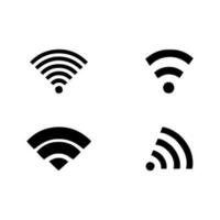 Wifi icono símbolo, inalámbricos señal icono, Wifi vector ilustración. vector Wifi firmar con un ola señal icono.