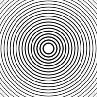 Concentric circle elements, spaced concentric circle, rings sound wave, line in a circle concept, black circular pattern. Radar screen concentric circle elements. vector