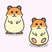 Hamster The Illustration vector