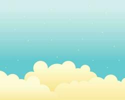 Cloud Sky Background vector