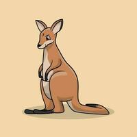 Kangaroo The Illustration vector
