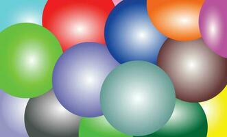 Balloons background vector illustrations