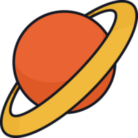 saturn retro pop art png