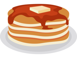 Pancakes con sciroppo prima colazione png