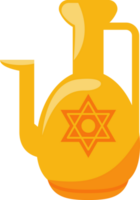 teapot with jewish star png