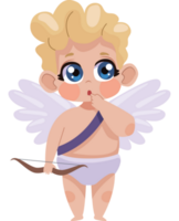 poco Cupido con arco png