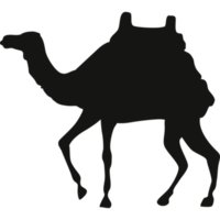 cammello animale nero silhouette png