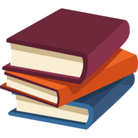 pile text books library png