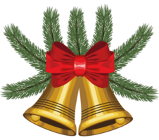 christmas bells and firs png