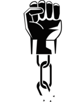 fist hand with chain png