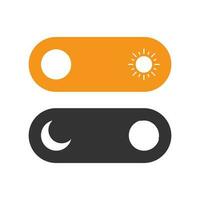 Day and Night mode switch vector