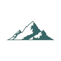 mountain silhouette , blue rocky mountain silhouette. vector