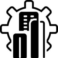 sólido icono para desarrollo vector