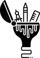 solid icon for design vector