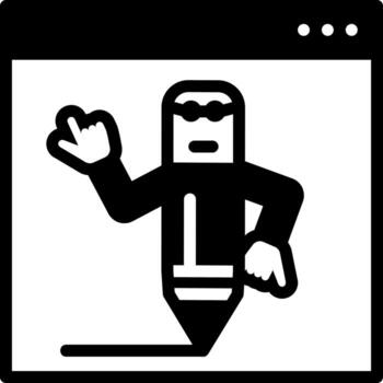 sólido icono para editor vector