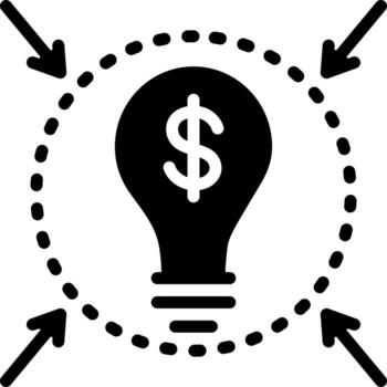 solid icon for solution vector
