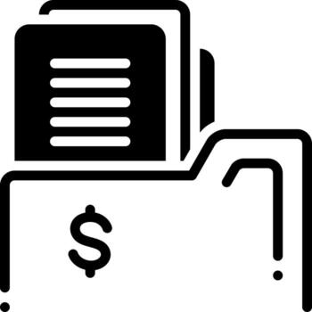 sólido icono para negocio grabar vector