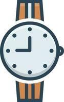 color icon for watches vector