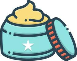 color icon for moisturizer vector